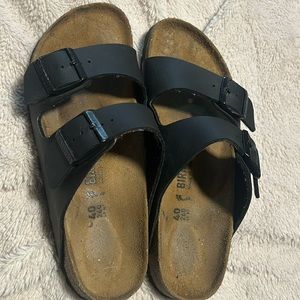black birkenstock sandals